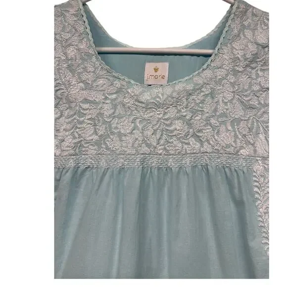 Chic Light Blue Ruffle Midi Dress - Picture 6 of 9